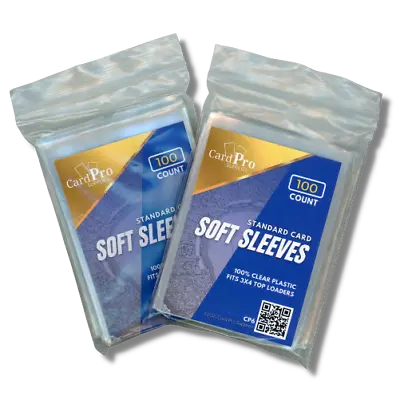 $7 • Buy Card Pro CP6 Premium Soft Penny Sleeves For Standard Cards 2 Packs Of 100=200