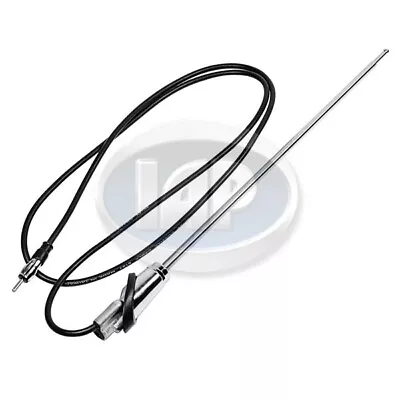 Non-retractable Antenna W/ Chrome Base Volkswagen T1 Bug Beetle Super 1967-1979 • $21.65