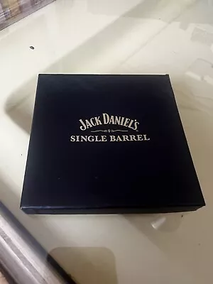 2x Jack Daniels Single Barrel Leather Coasters In Original Box. • £5