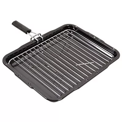 385 X 300 Mm Grill Pan Rack Removable Handle For ZANUSSI Oven Cooker • £29.49