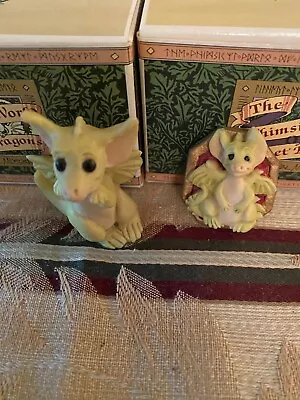 $30 • Buy Real Musgraves Pocket Dragons Tag A Long  &  Little Jewel  In Boxes