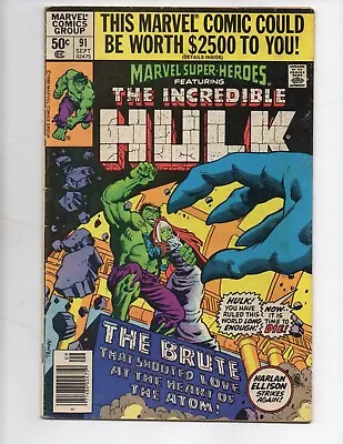 Marvel Comics Marvel Super Heroes The Incredible Hulk Volume 1 #91 VF • $2.99