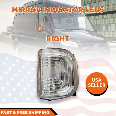 Mercedes Sprinter Turn Indicator Lens Mirror Right Passenger Side 2019 2021 • $16.60