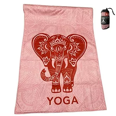 Yoga Towel Sport Fitness Travel Exercise Yoga Mat CoverBlanket Non-Slip Pilates • £18.99