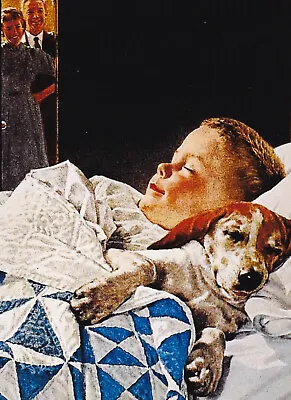 A BOY AND HIS DOG NORMAN ROCKWELL[NewFolderNR 8x10 Poster FINE ART Print • $3.99