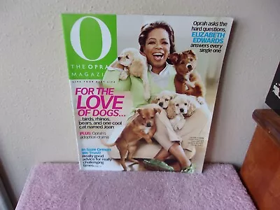  O  Oprah  Magazine.  ..for The Love Of Dogs    June 2009 • $18.87