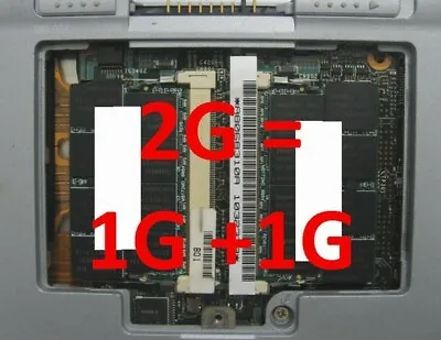(2GB RAM)=1GB +1GB  SONY VAIO PCG U101 TR1 TR2 TR3 TR5 MicroDIMM DDR-333 USA • $49