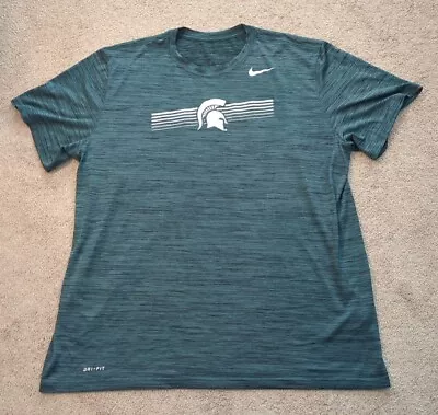 XXL Michigan State University Spartans The Nike Tee Dri-Fit Polyester T-Shirt • $9.99