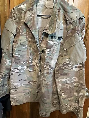 Us Army Mens Fracu Top And Pants Set Size Large Regular Multicam Set 2 • $60