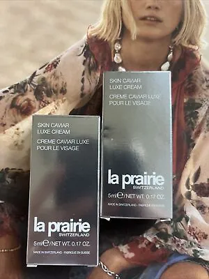 2 X La Prairie Skin Caviar Luxe Cream Deluxe Size 0.17oz/5ml TOTAL: 10ML NEW • $39.99