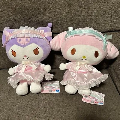 My Melody Kuromi SET Night Wear Oshigoto Diary BIG Plush Doll 28cm Sanrio Furyu • $59.80