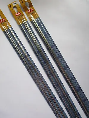 3 Packs X Inox 2mm Knitting Needle Set Of 4 Double Pointed (30 Cms Length) • $10