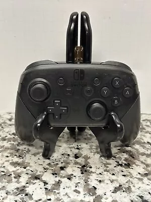 Nintendo Switch Pro Controller HAC-013 OEM Official Black Tested Clean 37002 • $35