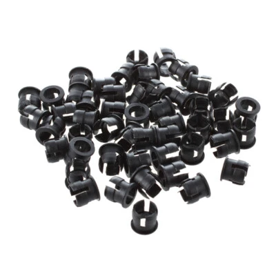 $7.40 • Buy 50 5mm Black Plastic LED Holder Case Clip Display Panel W7B9