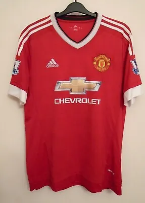Manchester United  Home Football Shirt By Adidas Size  L Seasons  2015/16 • $25.27