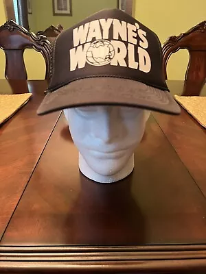 Vintage 90's Wayne’s World Hat Snapback Trucker Cap Movie Promo NOS Rare Hat • $14.99