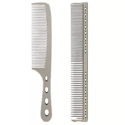 Hair Styling Comb2Pcs Metal Combs For Hair WomenSpace Aluminum Stainless Steel • $15.05