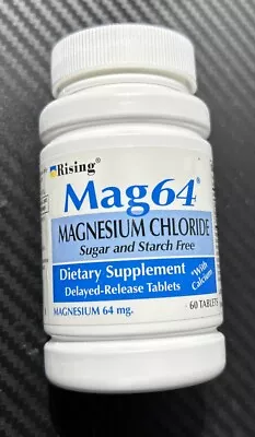 New Mag 64 Magnesium Chloride With Calcium 60 Tablets Exp 01/2026 • $9.95