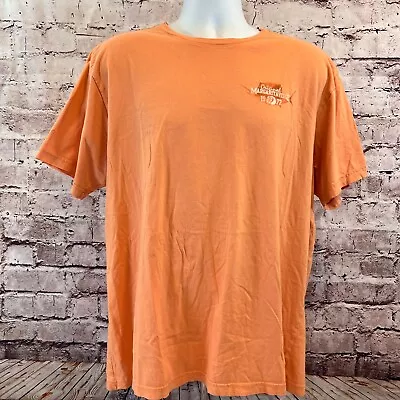 Margaritaville Mens Tangerine Short Sleeve Double Sided Graphic Print T-Shirt XL • $16.07