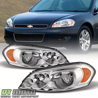 2006-2013 Chevy Impala 07 Monte Carlo Headlights Headlamps 06-13 Set Replacement • $69.99