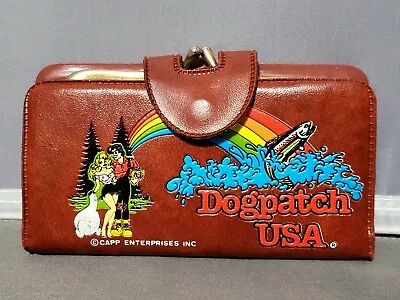 Vintage Dogpatch USA Vinyl Purse Wallet  • $34.99