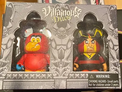 Disney Parks Villainous Duos Jafar & Iago Combo Vinylmation 3  Set NIB • $18