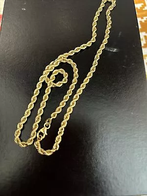 9ct Gold Rope Chain 4.70grams • £130