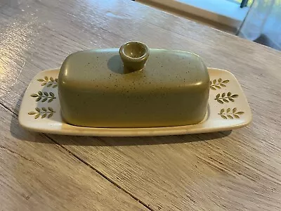 Vintage Metlox Poppytrail Pepper Tree Butter Dish With Lid • $18.50