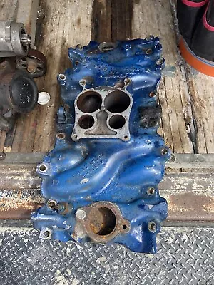 GM Mercruiser BB Intake Manifold 7.4L 454 Lg Oval Port BBC Cast Iron # 333841 • $195