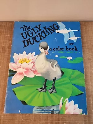 Vintage Coloring Book The Ugly Duckling Justen Products. • $3