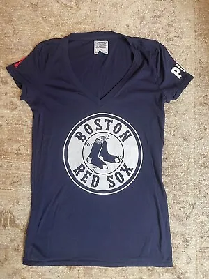 Victorias Secret Navy Red Sox T Shirt Size Medium • $25