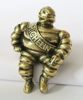 Superb Brass Michelin Man Car Bonnet Scooter Mascot – Bibendum Hood Ornament • £41