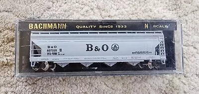 NEW VTG N Scale Bachmann 5539 Baltimore & Ohio Quad Bay Covered Hopper 837025 BO • $13.90