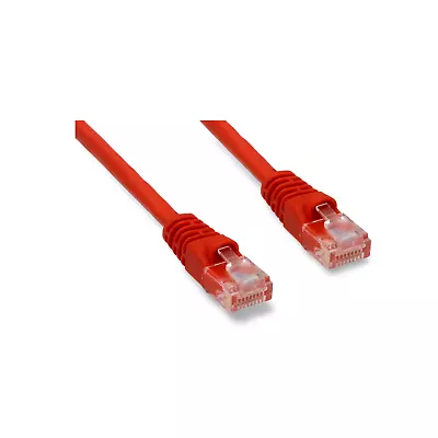 7ft Cat6 Ethernet Gigabit Crossover Network Cable RJ45 4 Pair - Red • $5.45