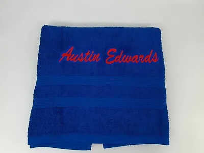 £3.99 • Buy Personalised Embroidered Towel Name Hand Bath Sheet Face Cloth Flannel 