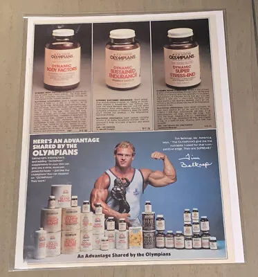 Tim Belknap Weider Protein Ad Photo Taken From  Bodybuilding Magazine • $7.99