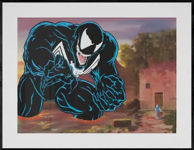 Venom Visits Original Art Print Poster • $25
