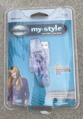 New Lexar Disney My Style Hannah Montana 1GB USB Bracelet Preloaded W/Content • $24.89