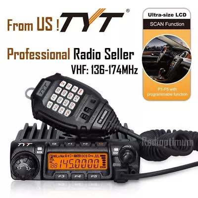 TYT TH-9000D 45W VHF Car Truck Mobile Ham Radio Transceiver Scrambler CTCSS/DCS • $139.99