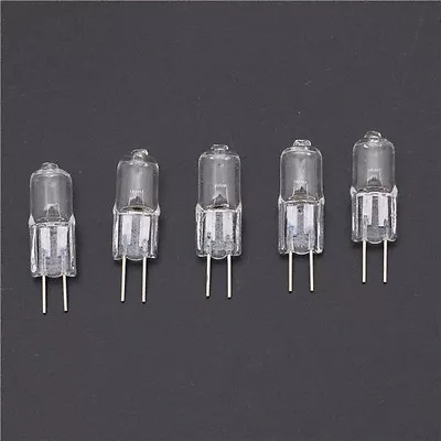 5 Pcs 6v 20w G4 Base Halogen Light Bulb For Microscope • $9.89