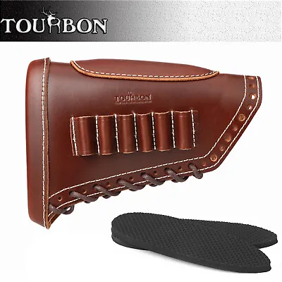 Tourbon Shooting Recoil Pad Gun Cheek Riser Rifle Ammo Carrier Buttstock Cover • $59.99