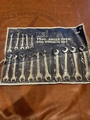 Michigan Industrial Tools - Set Of 15 Angle Open End Wrenches - Pre Owned • $20