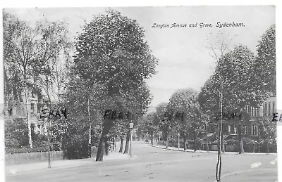 Early Vintage Postcardlongton Avenue And Grovesydenhamlewishamlondon1907 • £3.99