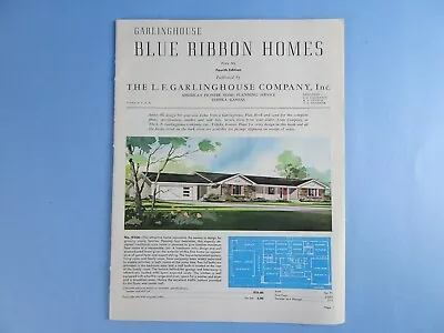 Garlington House Mid Century Blue Ribbon Homes Architectural Plans Brochure • $29.99