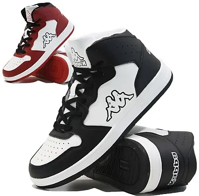 Mens Ankle Boots Walking Kappa High Top Causal Basketball Trainers Sports Shoes • £17.99