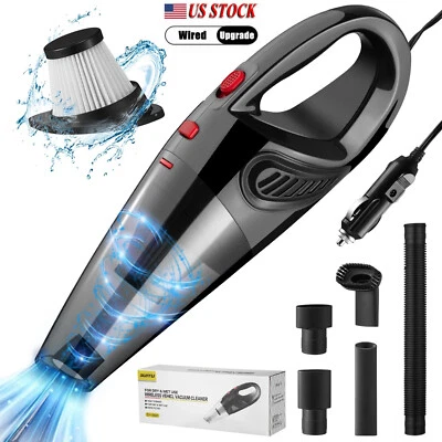 $18.04 • Buy Portable Car Vacuum Cleaner Wet&Dry Handheld Strong Suction Car Handheld Vacuum