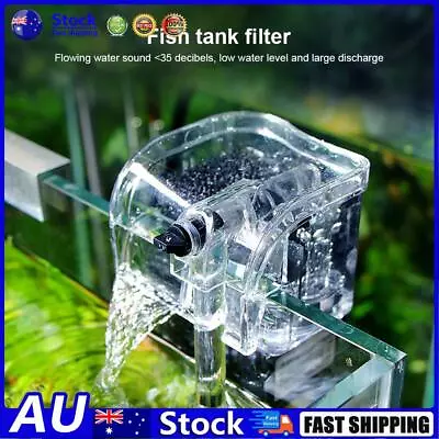 $17.37 • Buy AU 3 In 1 Small Fish Tank Filter External Submersible Oxygen Pump (GB Flat)