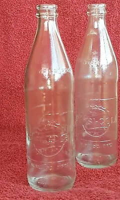 Pepsi Bottles No Refill Bottle Vintage 16oz. Lot Of 2 • $9.99