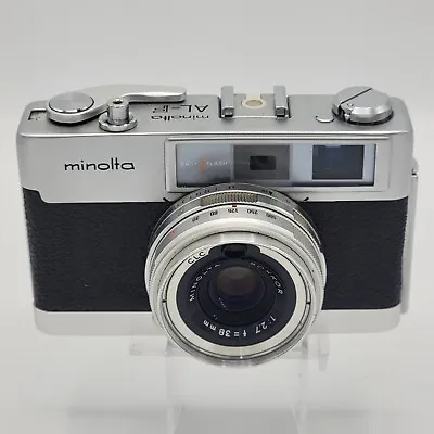 Minolta AL-F 35mm Rangefinder Camera With 38mm F/2.7 Lens READ • $19.99