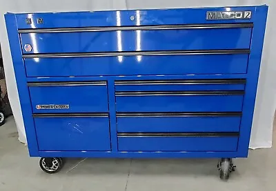 Matco Tools 55  X 25  Double-bay 2s Toolbox 2225tb-ddb Sapphire Blue/black 3-23 • $3699.95